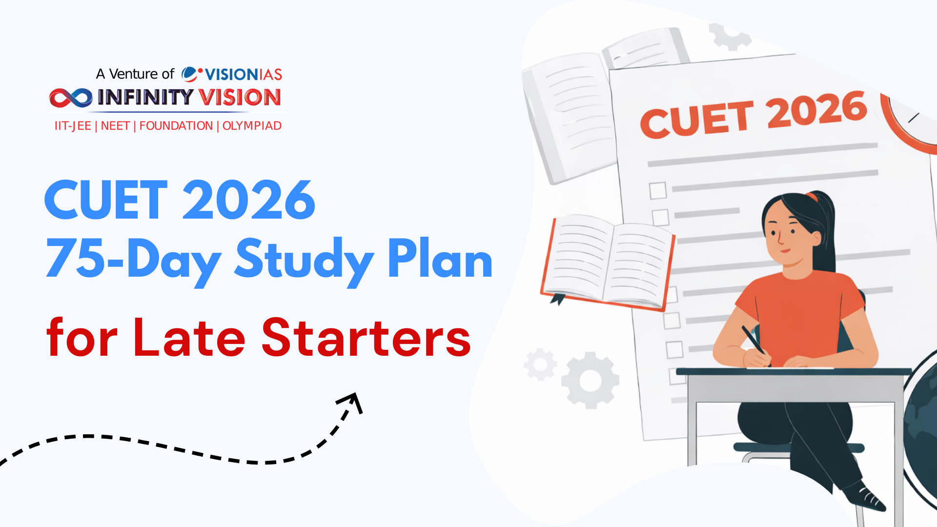 CUET 2026 75-Day Study Plan for Late Starters: Complete Strategy